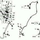 NC700JD Передний тормозной цилиндр