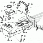 GL1800B Топливный бак