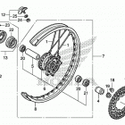 CRF250X Переднее колесо