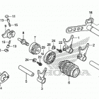 CRF250X Вилка переключения передач