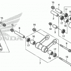 CRF125F Задние амортизаторы