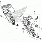 CB1100CA Задние амортизаторы