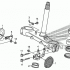 XR650L Траверса нижняя