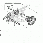 CRF250R Распределительный вал и клапана