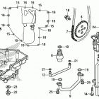 CB1100CA Поддон картера и масляный насос