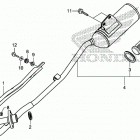 CRF125F Глушиель