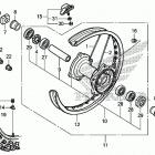CRF250X Переднее колесо
