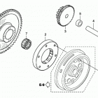 CRF150F Муфта стартера