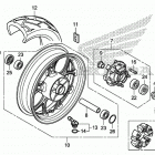 NC700X Переднее колесо