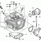 CRF125F Головка цилиндров