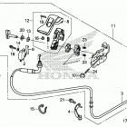 NC700X Parking brake lever
