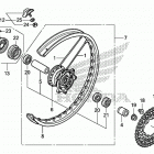 CRF450X Переднее колесо