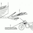 CRF150F Наклейки