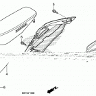 CRF450X Сидение и обтекатели сидения