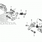 CRF150F Подножки
