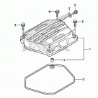 CRF125F Крышка головки цилиндров