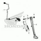 CRF1000A Подножка