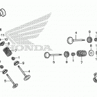 GL1800B Распределительный вал и клапана
