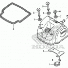 CRF450X Крышка головки цилиндров