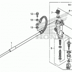 CRF250R Задний тормозной цилиндр