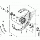 CRF125F Переднее колесо