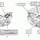 VFR1200X Лейбл предостережения