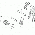 CRF150F Вилка переключения передач