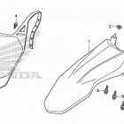 CRF125F Переднее крыло