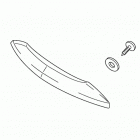 GL1800 Trunk handle (chrome w  /  gl