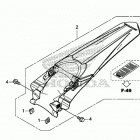 CRF250R Задний бампер