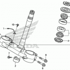 CRF450X Траверса нижняя