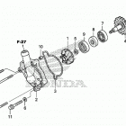 CRF250X Водяной насос