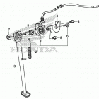 XR650L Подножка