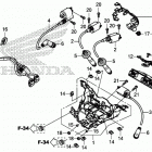 CRF1000A Sub harness@ignition coil