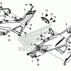 NC700X Боковые обтекатели