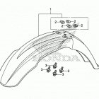 CRF250X Переднее крыло