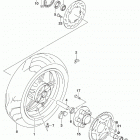 SV650,A,XA Rear wheel (sv650al9 e33)