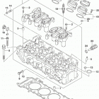 GSX,R600 Головка цилиндров