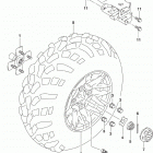 LT,A500X,XP Lh rear wheel (lt-a500xpl9 p33)