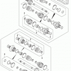 LT,A750X,XP,XPZ Задний привод