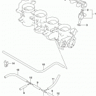 GSX,S1000A YA AZ Throttle body hose  /  joint (gsx-s1000al9 e28)