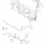 GSX,S750 Throttle body hose  /  joint (gsx-s750zl9 e03)
