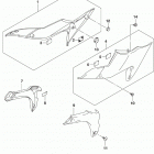 SV650,A,XA Frame center cover (sv650l9 e03)