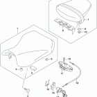 GSX,R600 Сиденье