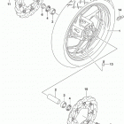 GSX,S750 Front wheel (gsx-s750zl9 e03)