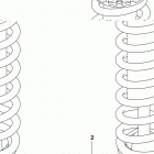 DR,Z125,L Rear shock absorber (dr-z125l9 e28)