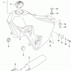 DR,Z400SM Fuel tank (dr-z400sml9 e28)