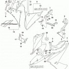 GSX,S1000FA,FYA,FZA Side cowling (gsx-s1000fzal9 e33)