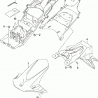 GSX,R600 Задний бампер