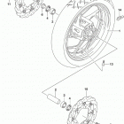 GSX,S750 Front wheel (gsx-s750yal9 e33)